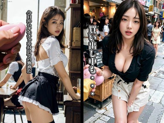 サンプル画像2:巨乳人妻NTR〜ケツ穴公開接客指令（アナル無修正）(AIシテルProject) [d_335683]