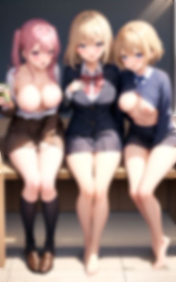 サンプル画像2:S級Gカップ痴女集合xみんなで裸ピース(高画質グラビアLABO) [d_335706]