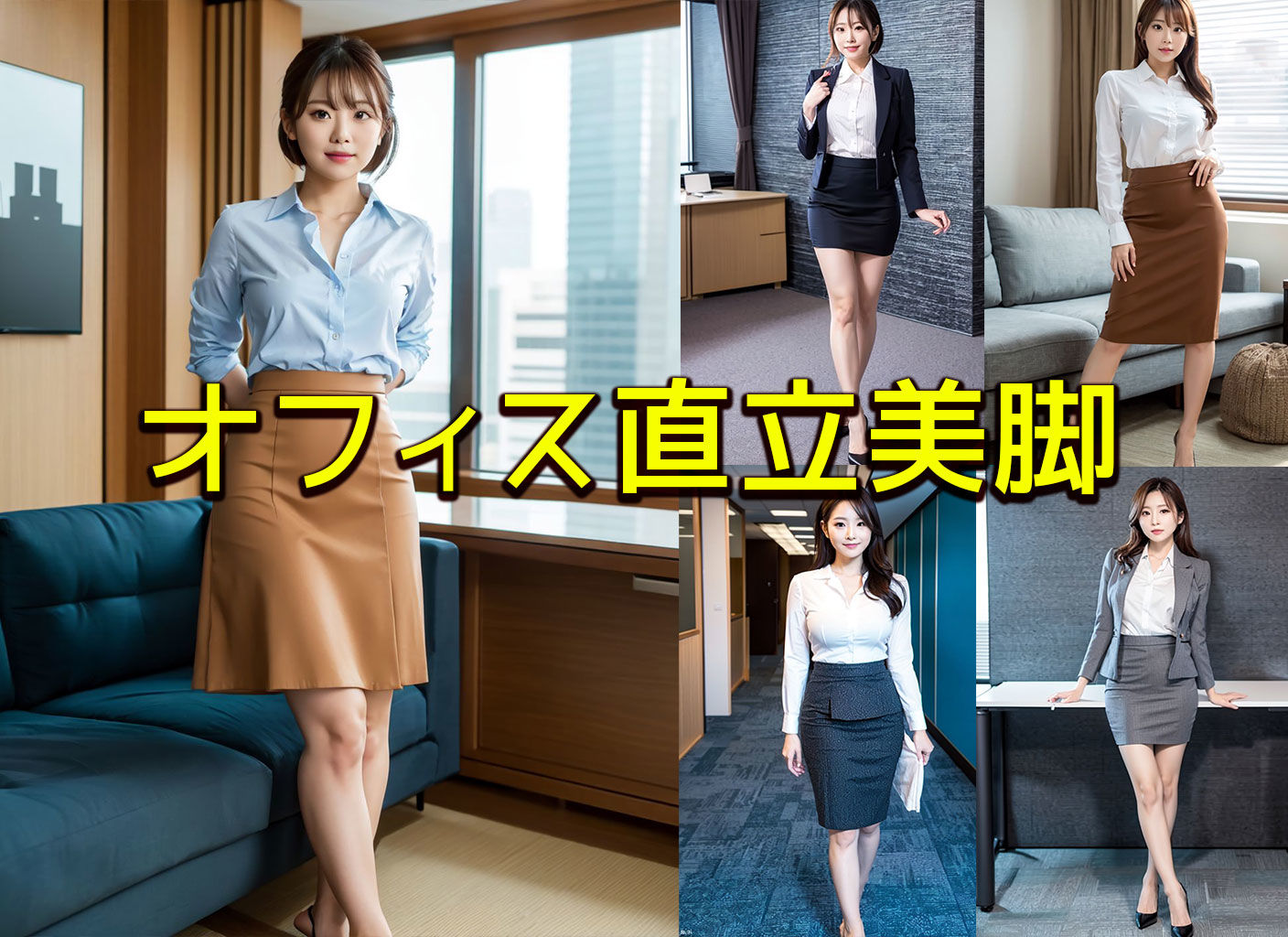 サンプル画像2:【OL美脚フェチマニア】オフィスレディの日常のチラリズム(リアル日替わりさん) [d_335756]