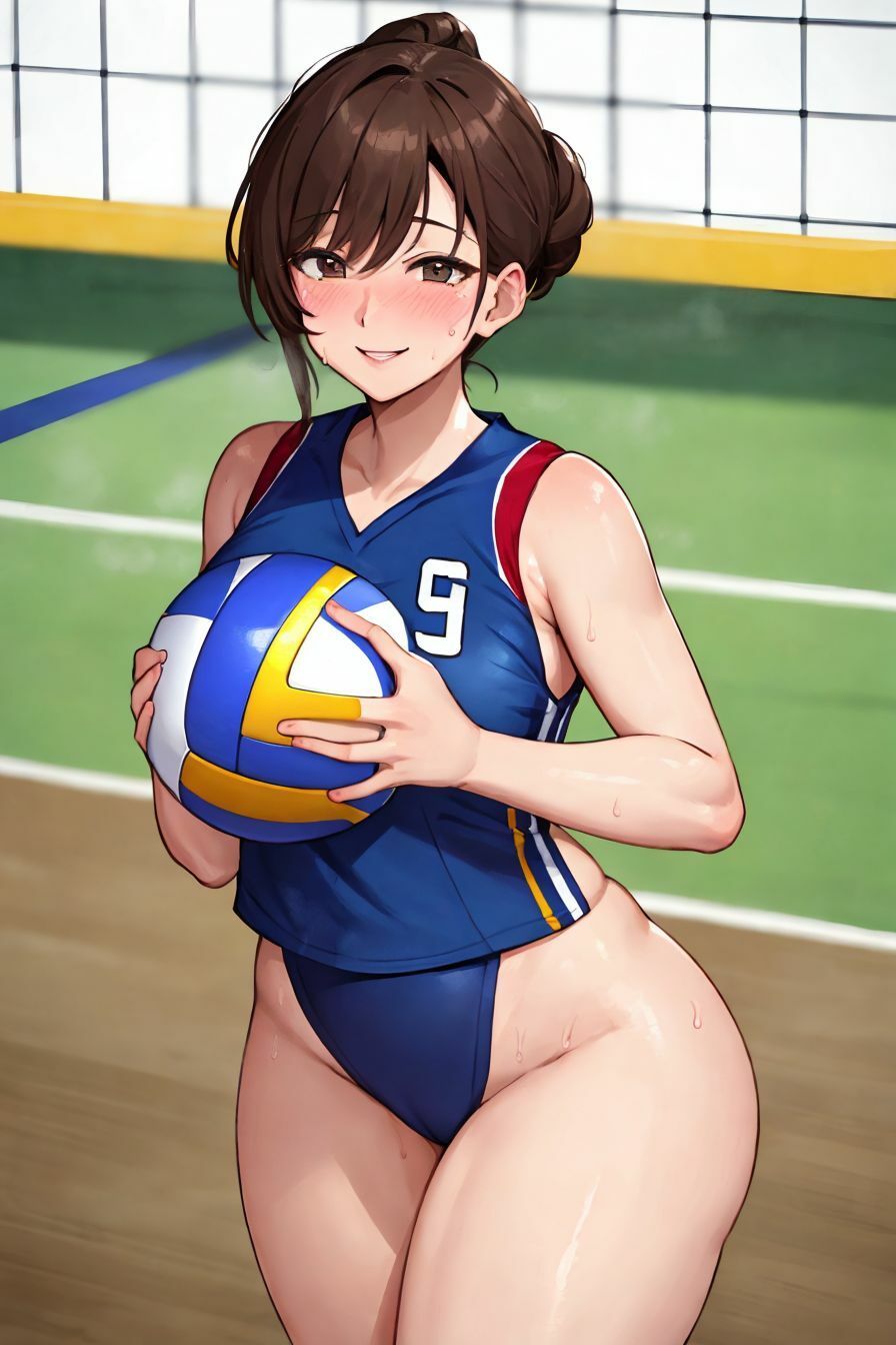 サンプル画像5:バレー実業団の闇(パソコン暖房) [d_335996]