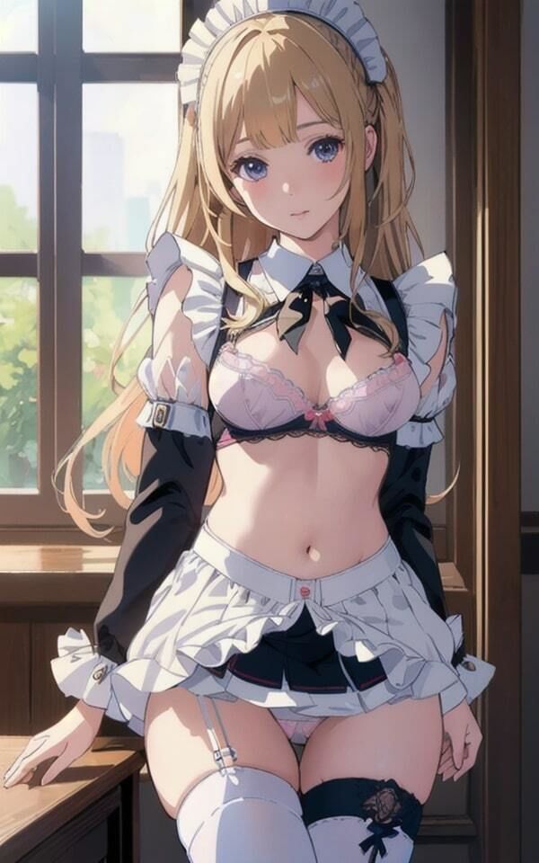 サンプル画像2:制服美女 金髪美女59人収録(下着で妄想) [d_336028]