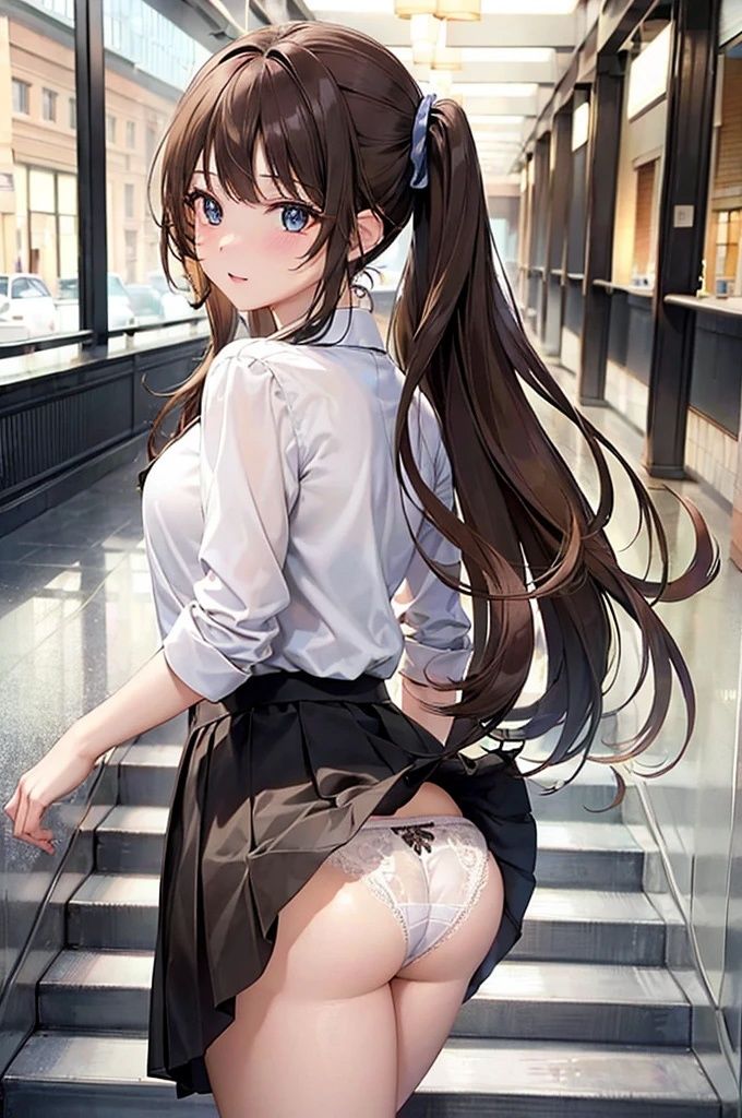 サンプル画像1:パンチラ美女【妄想イラスト美女図鑑vol.47】(AIイラスト美女研究所) [d_336075]