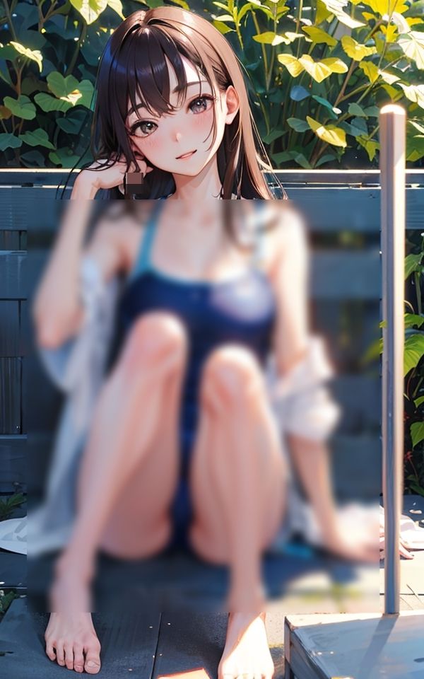 サンプル画像4:エッチな体のスク水少女 〜恥ずかしいからちょっとだけだよ〜(Chu-Cream) [d_336079]