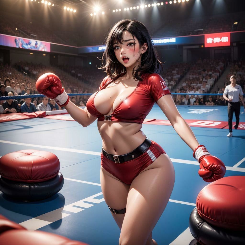 サンプル画像3:格闘少女(情熱ニクス) [d_336085]