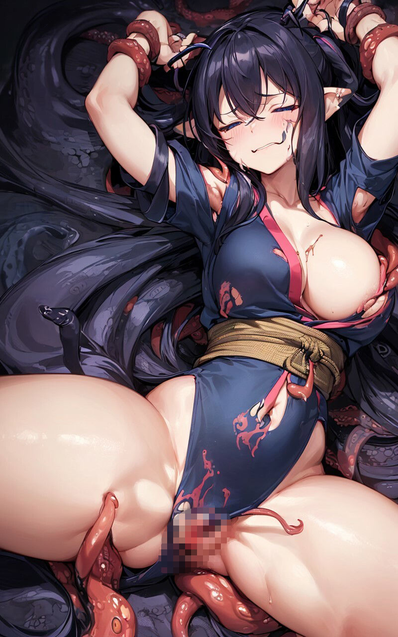 サンプル画像4:【独占！】 くノ一 ほい♪ほい♪ まんこ、羞恥プレイ、触手、特殊プレイ、拘束プレイ、ハード系(男の夢工房) [d_336122]