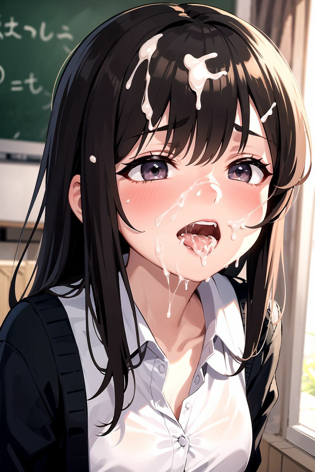 サンプル画像1:制服女子校生顔射100枚(ぺんぞう) [d_336123]