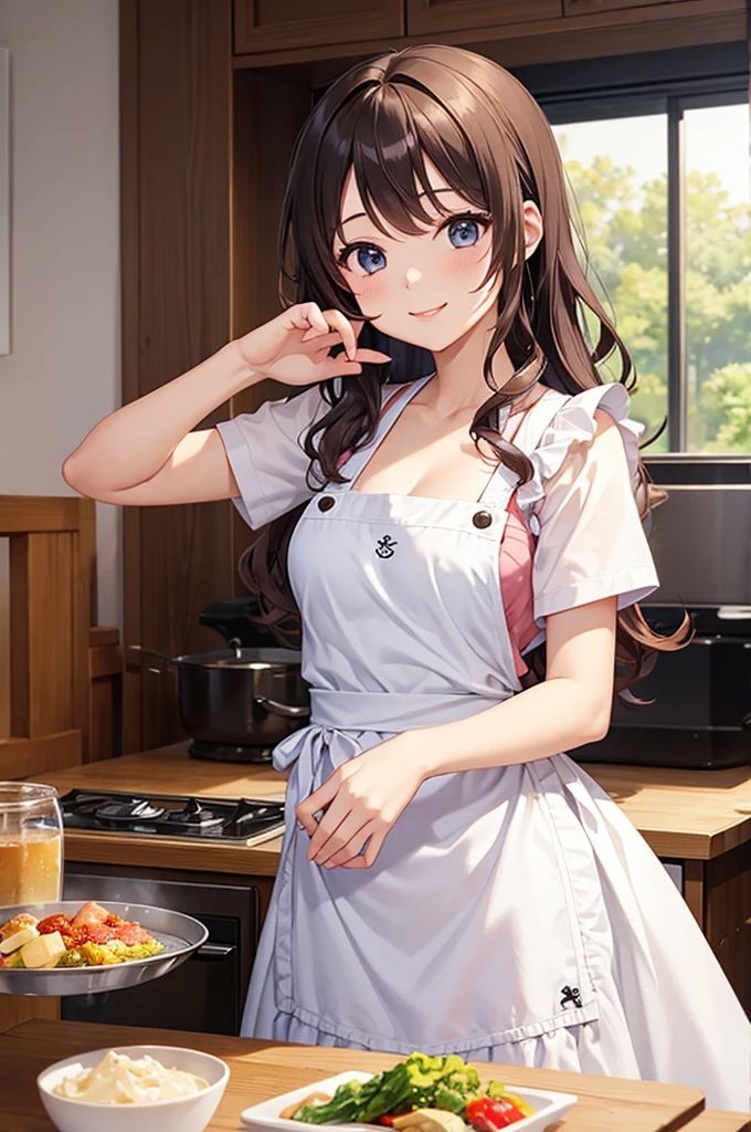 サンプル画像2:AIイラスト集 エプロン姿でおねだり(Ai-HOHOEMI) [d_336193]