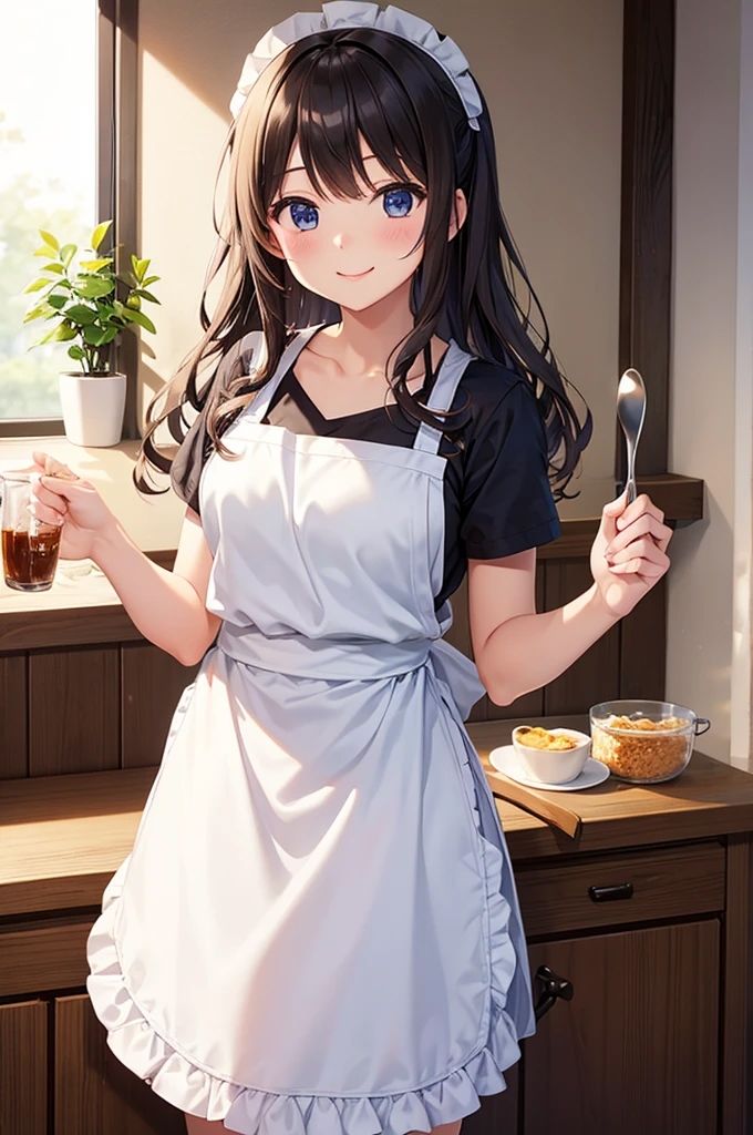 サンプル画像3:AIイラスト集 エプロン姿でおねだり(Ai-HOHOEMI) [d_336193]