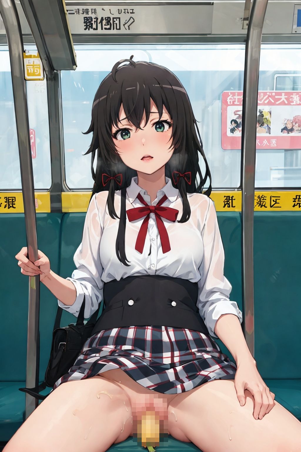 サンプル画像1:やはり俺の通勤時の乗る場所はまちがっている。 雪ノ◯雪乃170連発(JKパンスタイル) [d_336210]