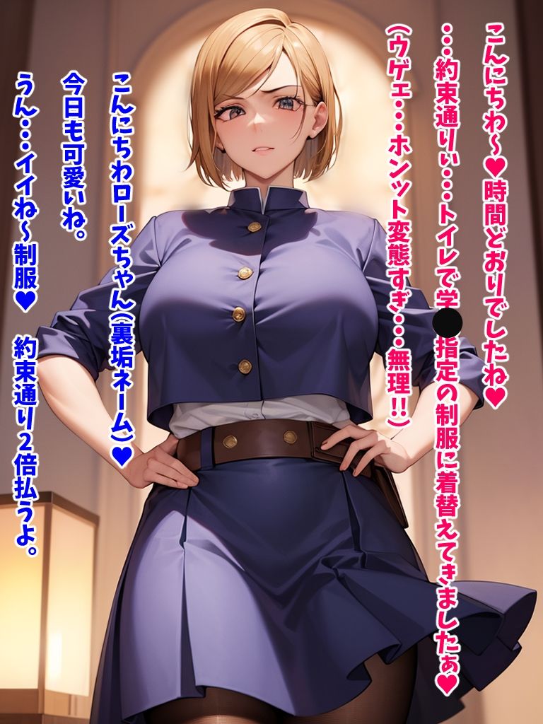 サンプル画像2:金欠娘 裏垢でおぢとP活（CG集・マンガ65p付き）(Sakaki IndustryAI（2D）) [d_336274]