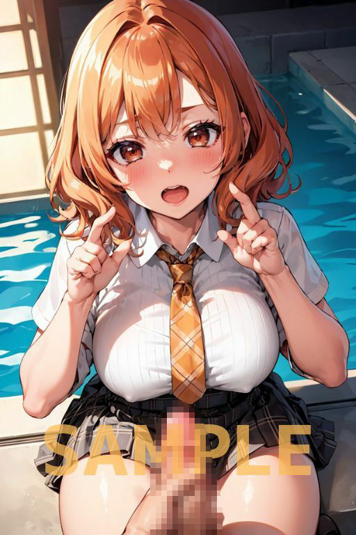 サンプル画像2:困り顔JKのセンズリ鑑賞(変態ピアニスト) [d_336303]