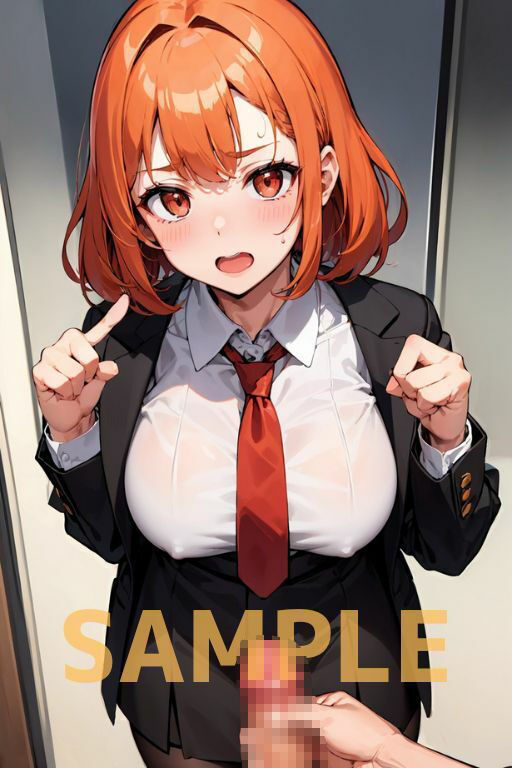 サンプル画像4:困り顔JKのセンズリ鑑賞(変態ピアニスト) [d_336303]