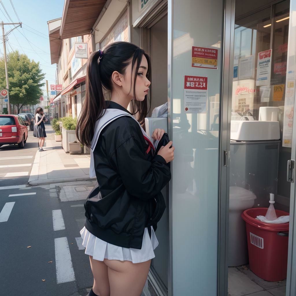 サンプル画像4:露出ストリート(深海のパンドラ) [d_336383]