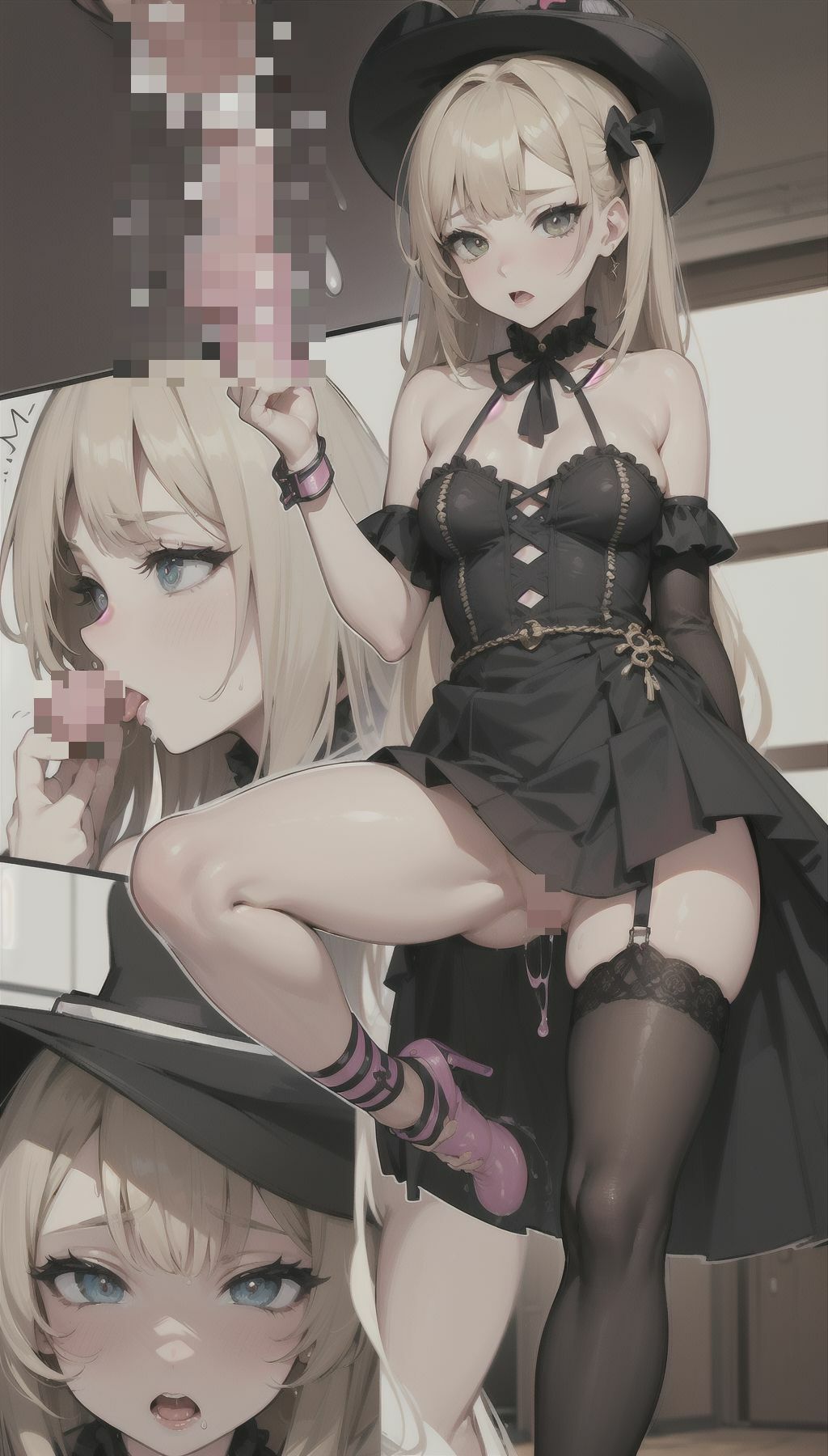 サンプル画像4:美女達の着衣オナニー15(AI爆美女エロ写真集) [d_336470]