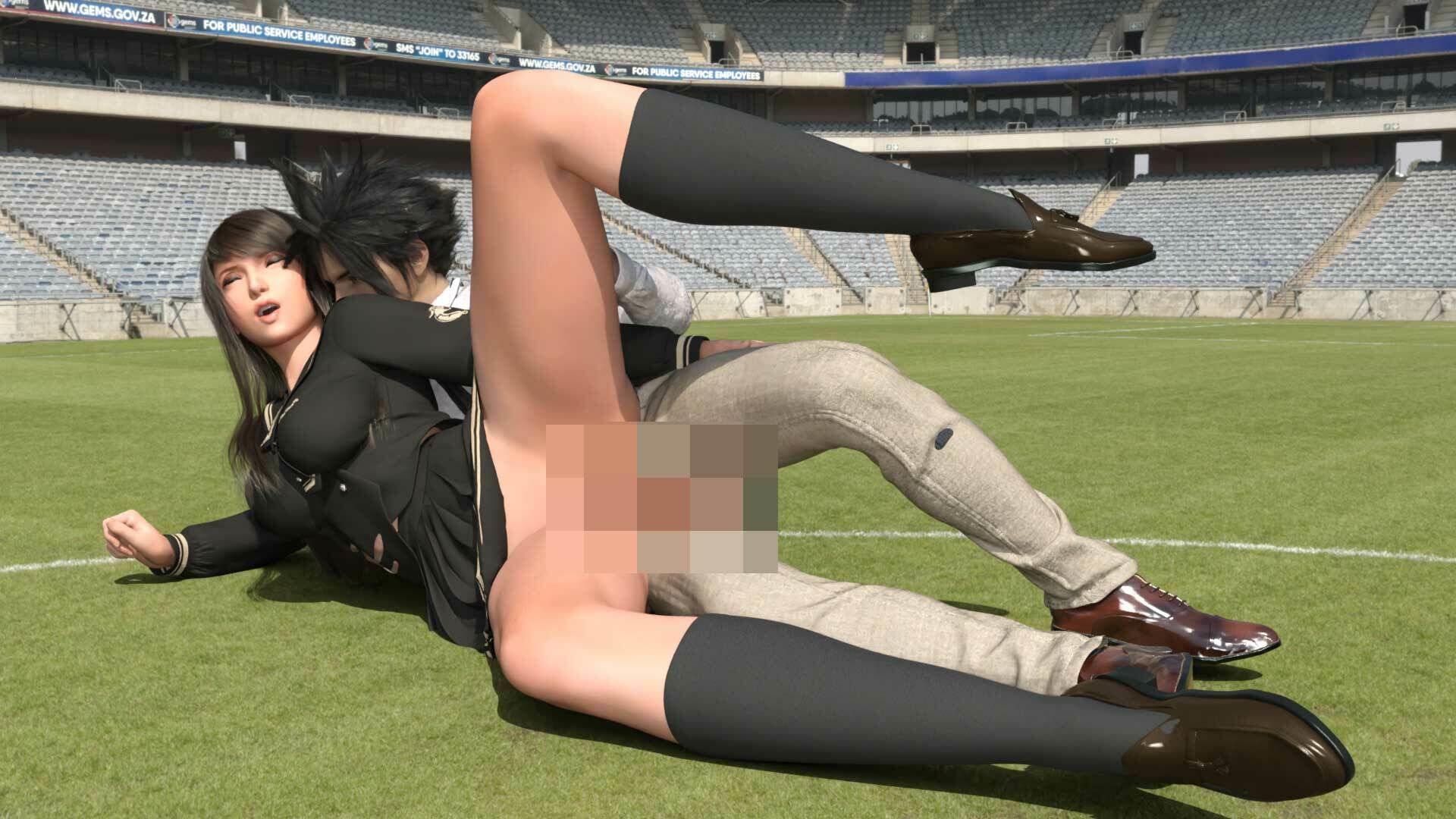 サンプル画像4:【閲覧注意★膣内射精フィニッシュ】万能格闘美女『霧島愛唯（きりしまめい）』のレ○プ現場（横バック）(Ozone_Layer) [d_336498]