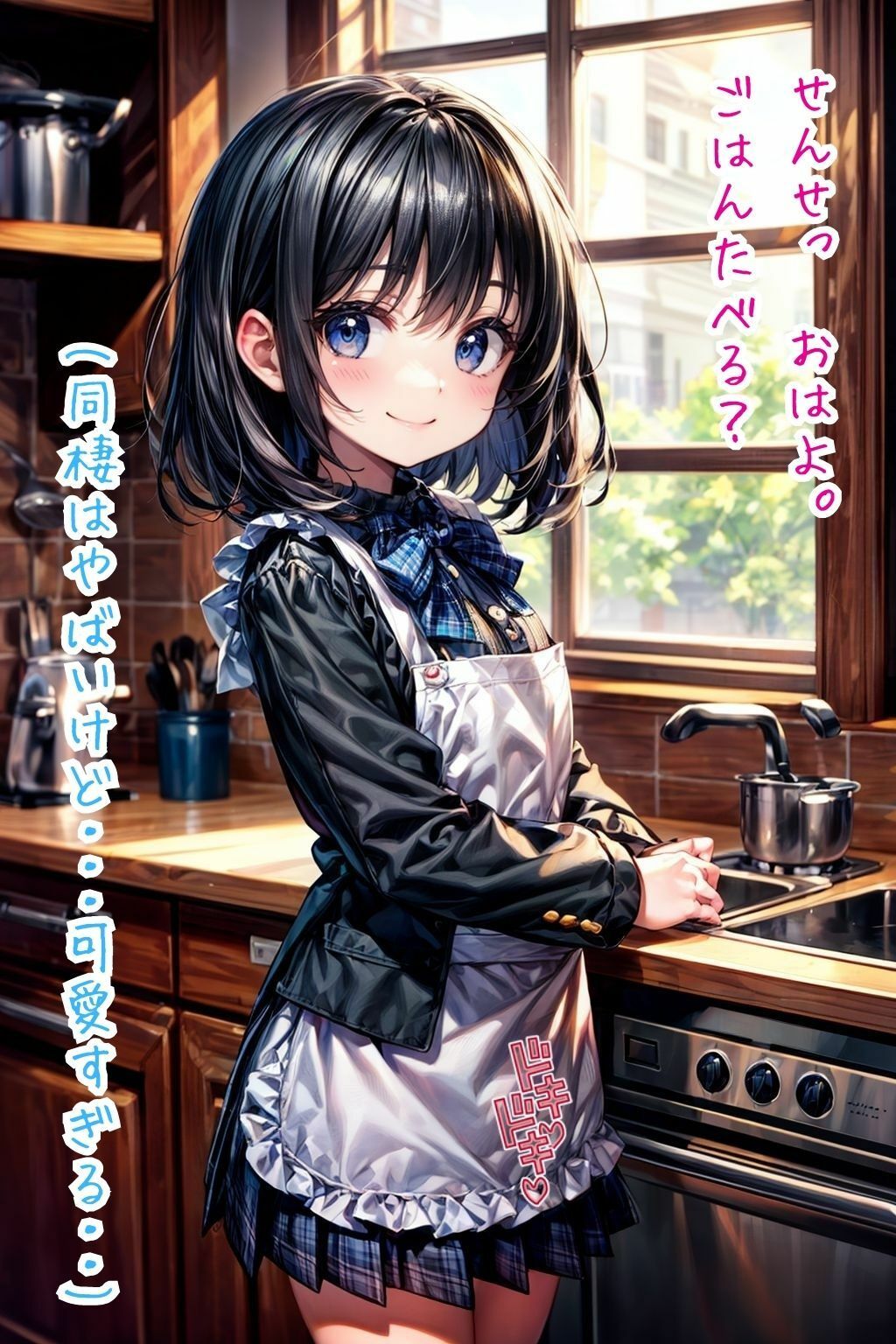 サンプル画像2:先生×教え子 冴えないぼくの彼女は現役女子○生(私立AI学園) [d_336578]