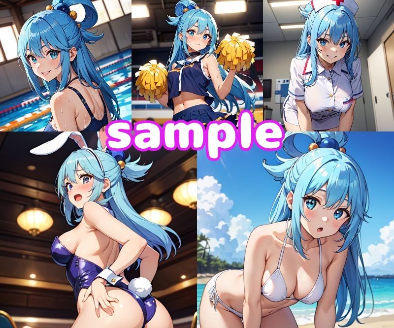 サンプル画像3:アクアえっち(ぽこぽぽ) [d_336624]