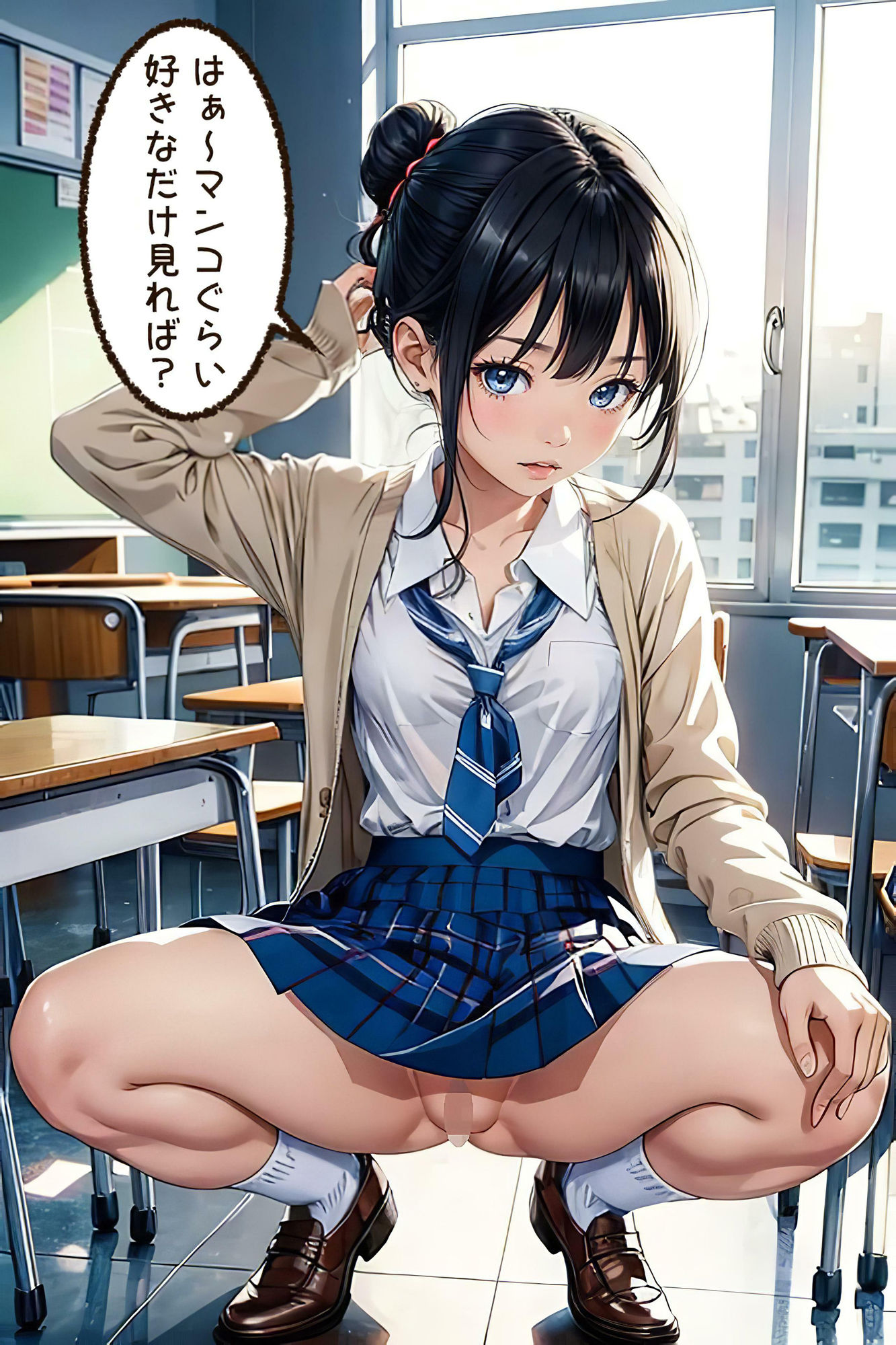 サンプル画像4:【4K高画質】私立エッチ学校(えーあいびゅーてぃーずらぼ) [d_336686]