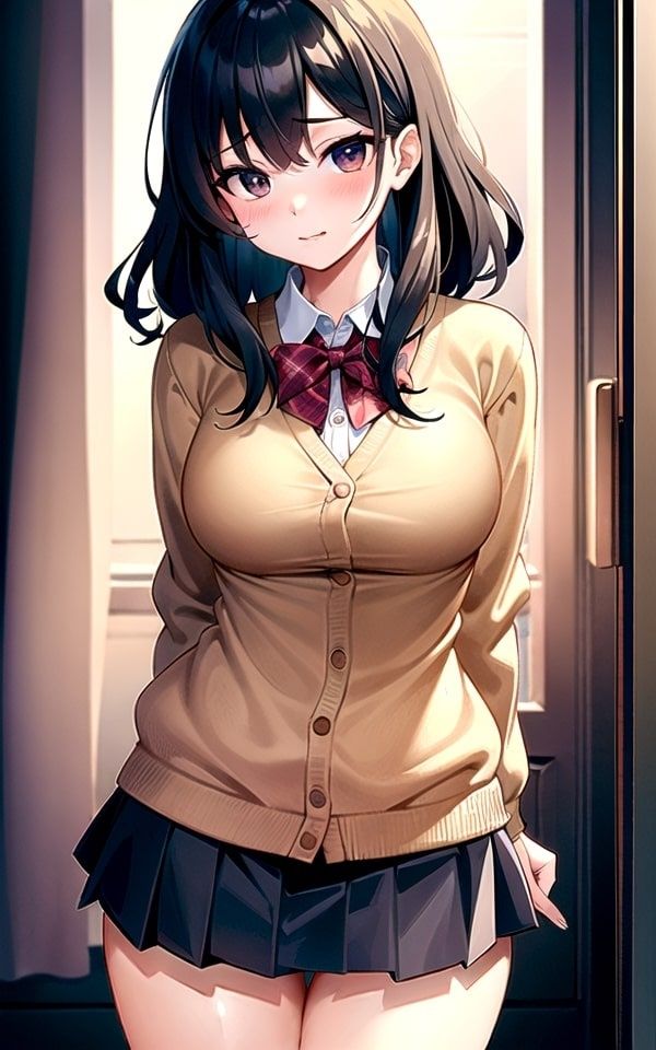 サンプル画像1:超絶かわいい制服女子 美少女図鑑5(AIkuma) [d_336705]