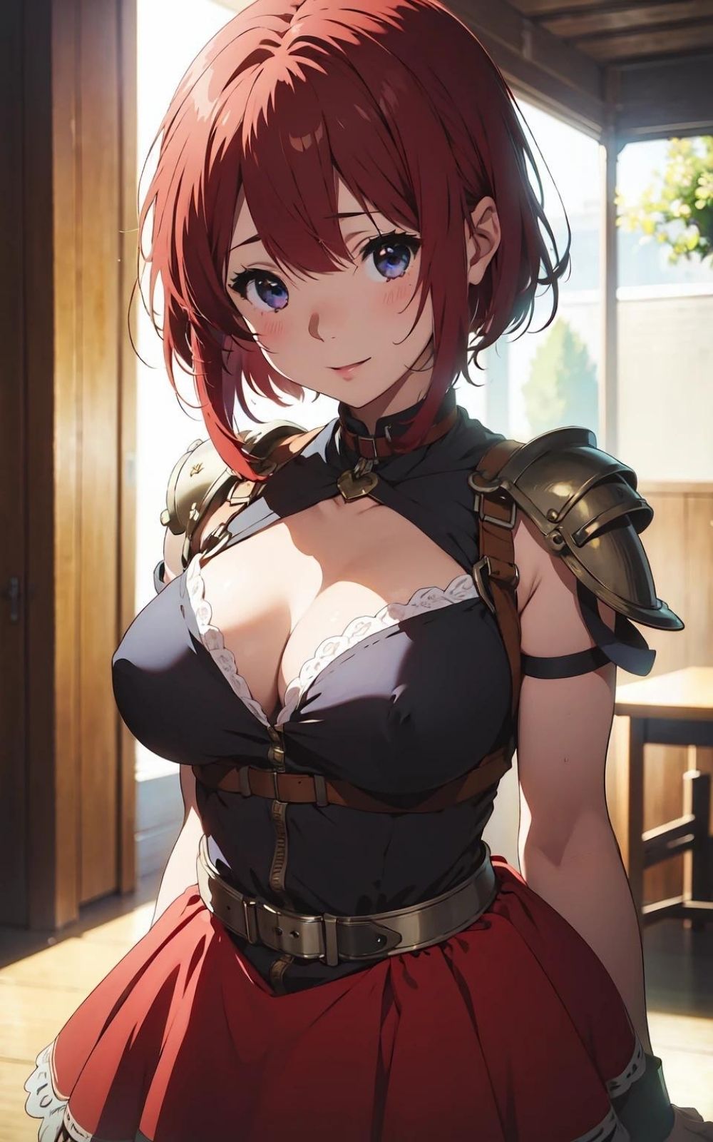 サンプル画像1:【美少女研究本】赤髪戦士の中出し絵巻(画像生成マン) [d_336715]