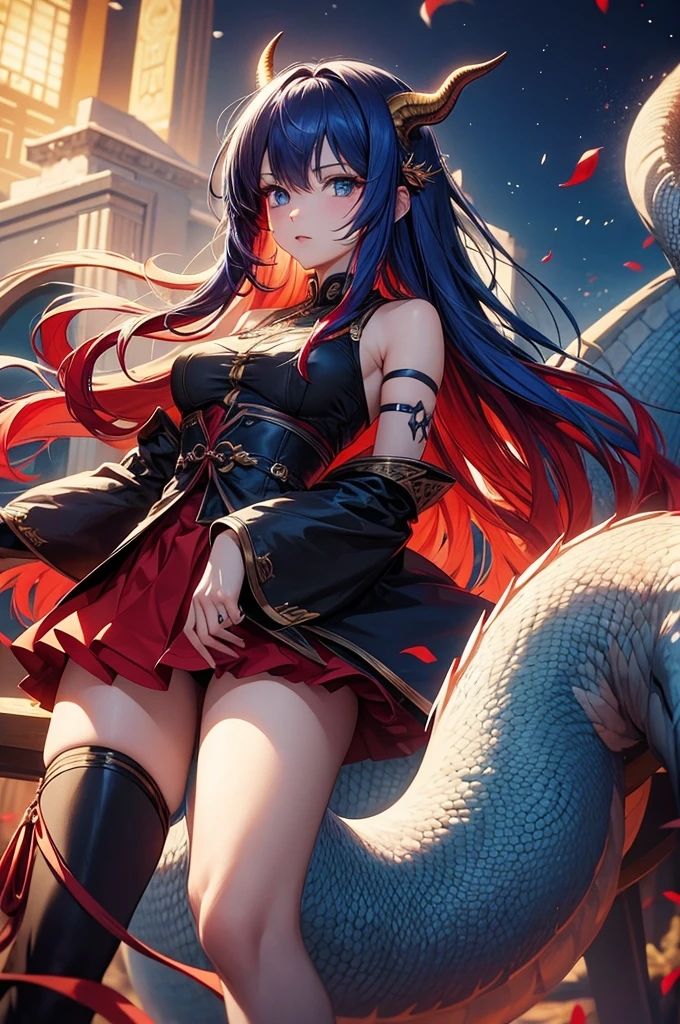 サンプル画像1:AIイラスト集 竜人族の姫君たち(Ai-HOHOEMI) [d_336764]