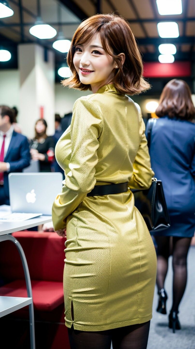 サンプル画像3:服が透けて見える眼鏡を買ったら、女子社員が全員裸になった！(AI Kawaii Project) [d_336800]