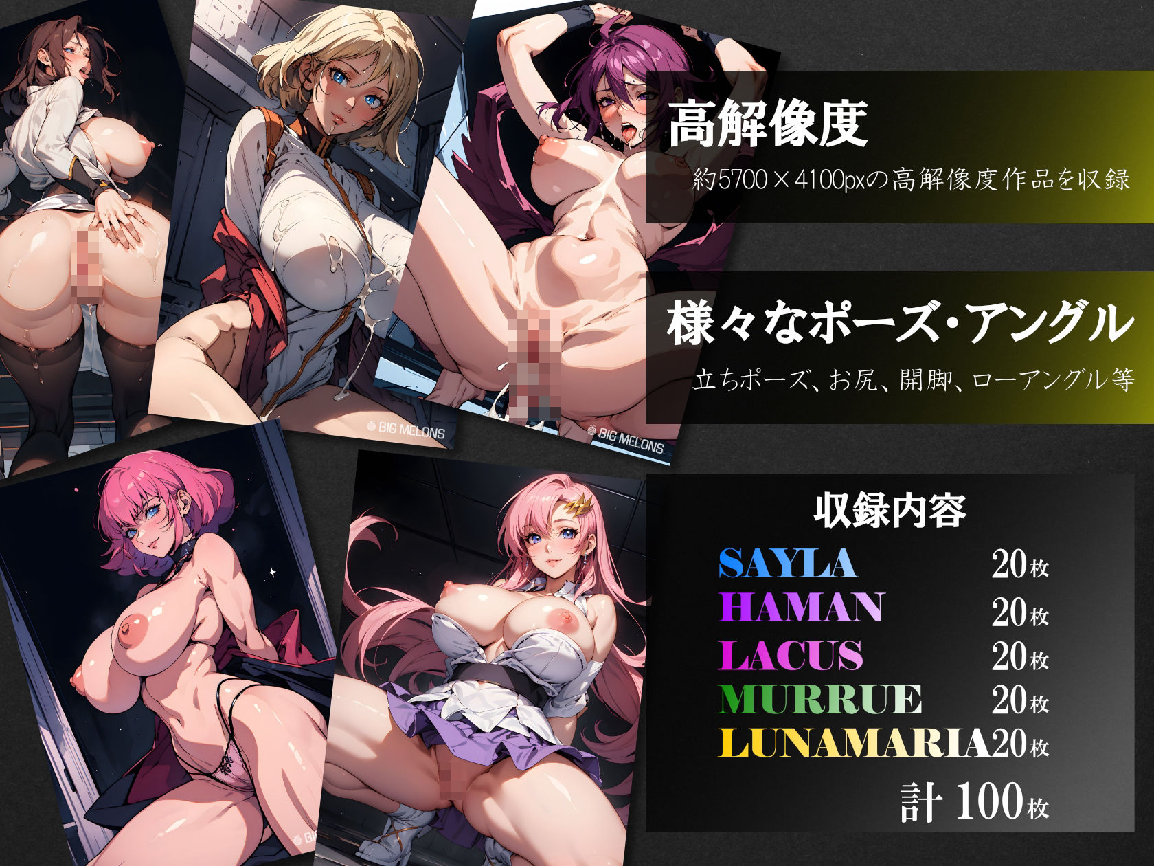 サンプル画像2:BIG MELONS series機動戦士ヒロインズ ＃01(びっくめろん) [d_336831]