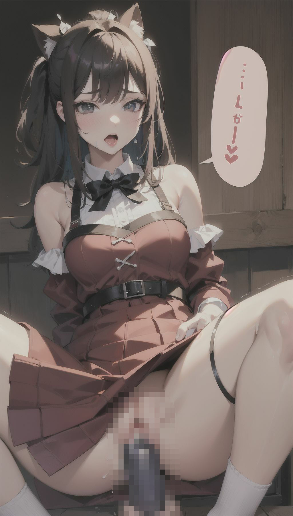 サンプル画像3:美女達の着衣オナニー16(AI爆美女エロ写真集) [d_336849]