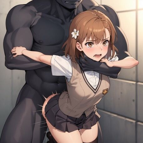 サンプル画像1:首絞め凌●34，御坂美琴完全敗北屈服絞め(hiropinai) [d_336866]