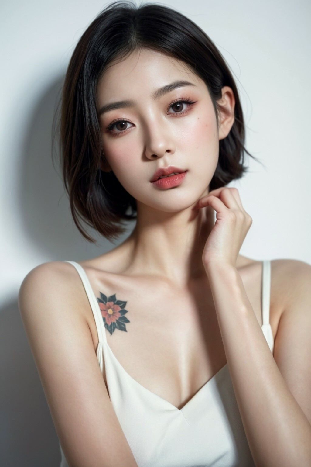 サンプル画像1:おしゃれヌード・タトゥー女子写真集(最近肩こってる) [d_336904]