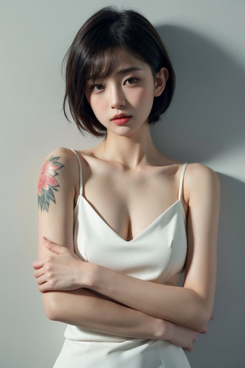 サンプル画像3:おしゃれヌード・タトゥー女子写真集(最近肩こってる) [d_336904]