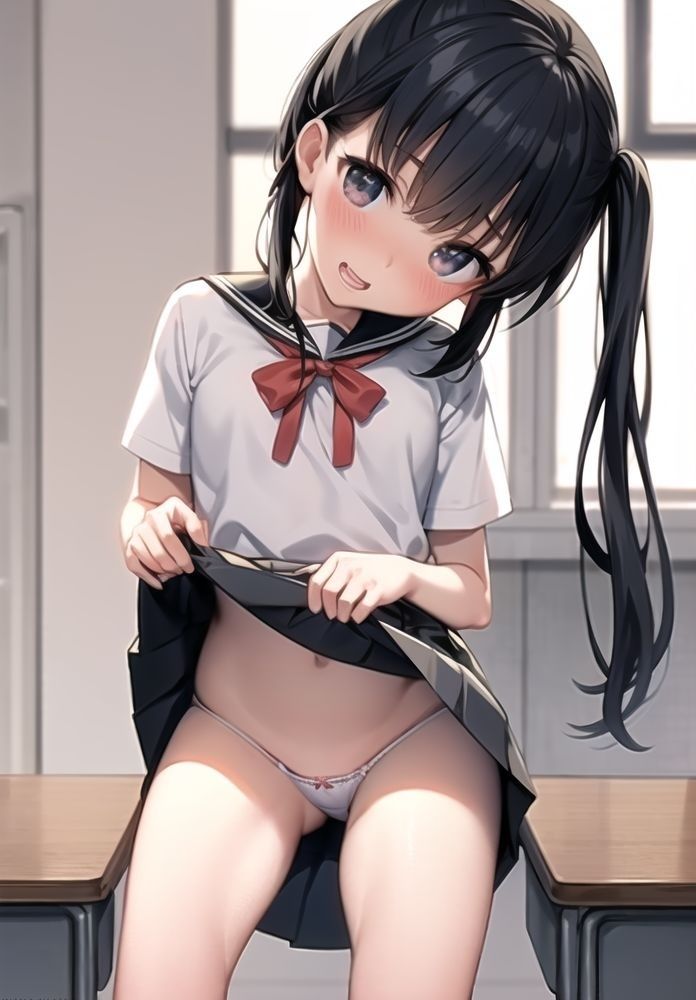 サンプル画像5:性に目覚めた教え子にパンツを見せてもらった件について(二次元の華道) [d_336968]