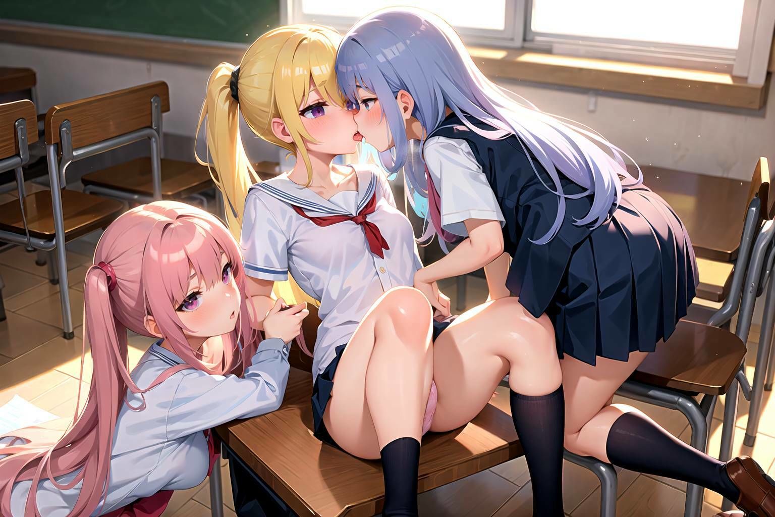 サンプル画像2:制服とおパンツ学園(フェチスタジオ) [d_337055]