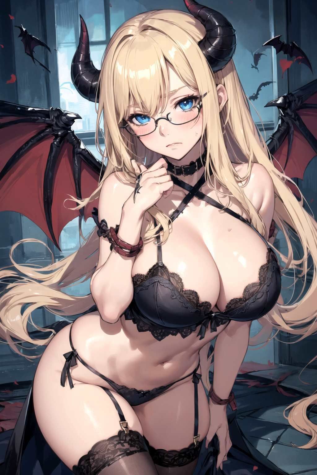 サンプル画像6:【微エロ】非日常誘惑美女Vol.1 弱みを握られてコスプレさせられるOLサキュバス・リリエナの場合(満点星) [d_337125]