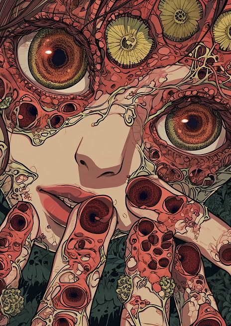 サンプル画像3:蓮コラ風AIイラストCG集(蓮子LOVE) [d_337150]