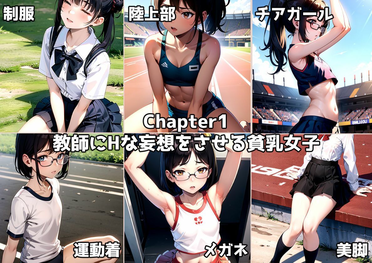 サンプル画像5:Hな貧乳女子生徒たち〜学校中で発生するHなお誘い〜(kawaii創造) [d_337185]