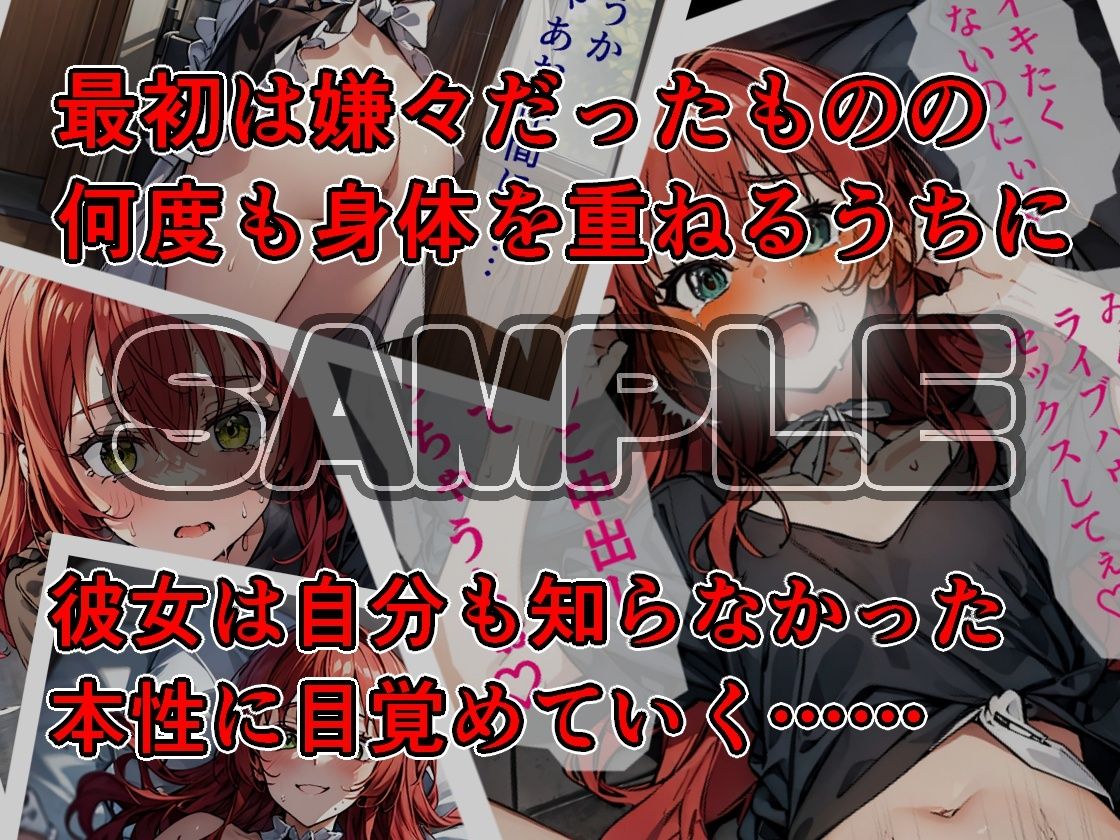 サンプル画像6:キター！金はあるけどぼっちな俺が地元で有名なインフルエンサーでロックバンドのギターボーカルをやってる赤い髪のあの娘の弱みを握って凌●してやった！(アラ50おじさん) [d_337190]