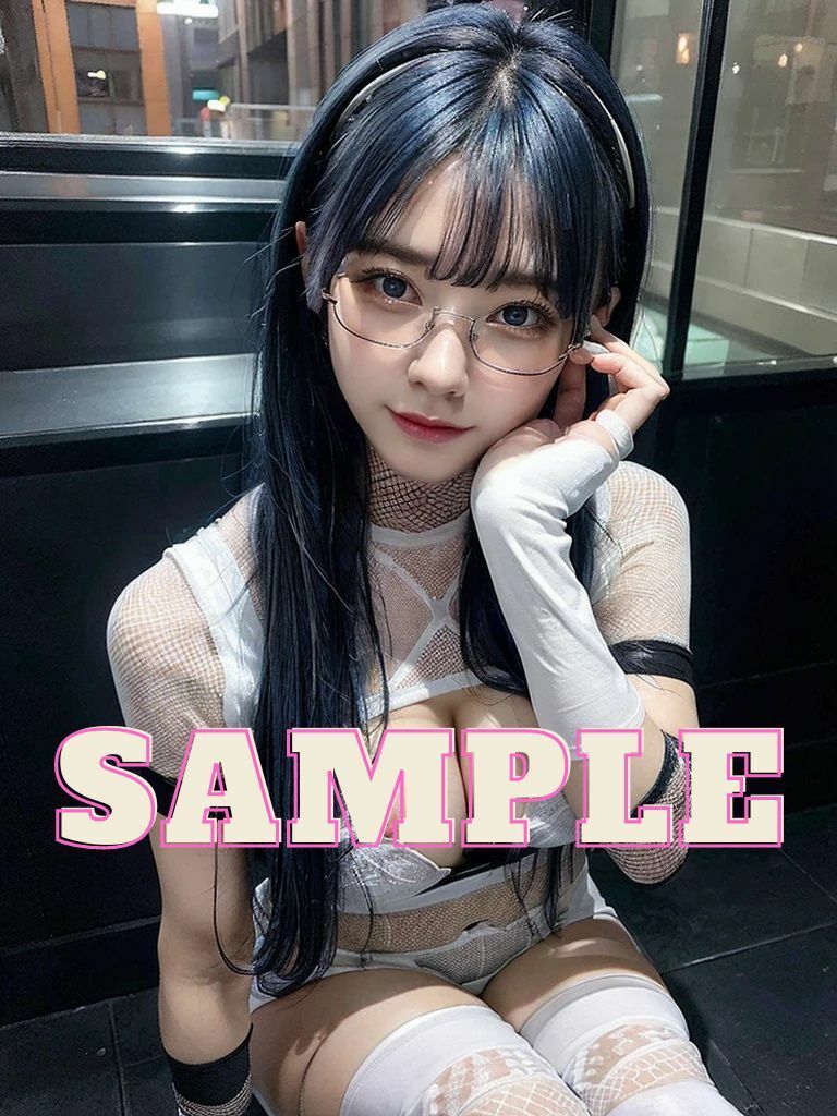 サンプル画像5:めがね巨乳の誘惑三次元ver(おっぱいグラビア部) [d_337242]