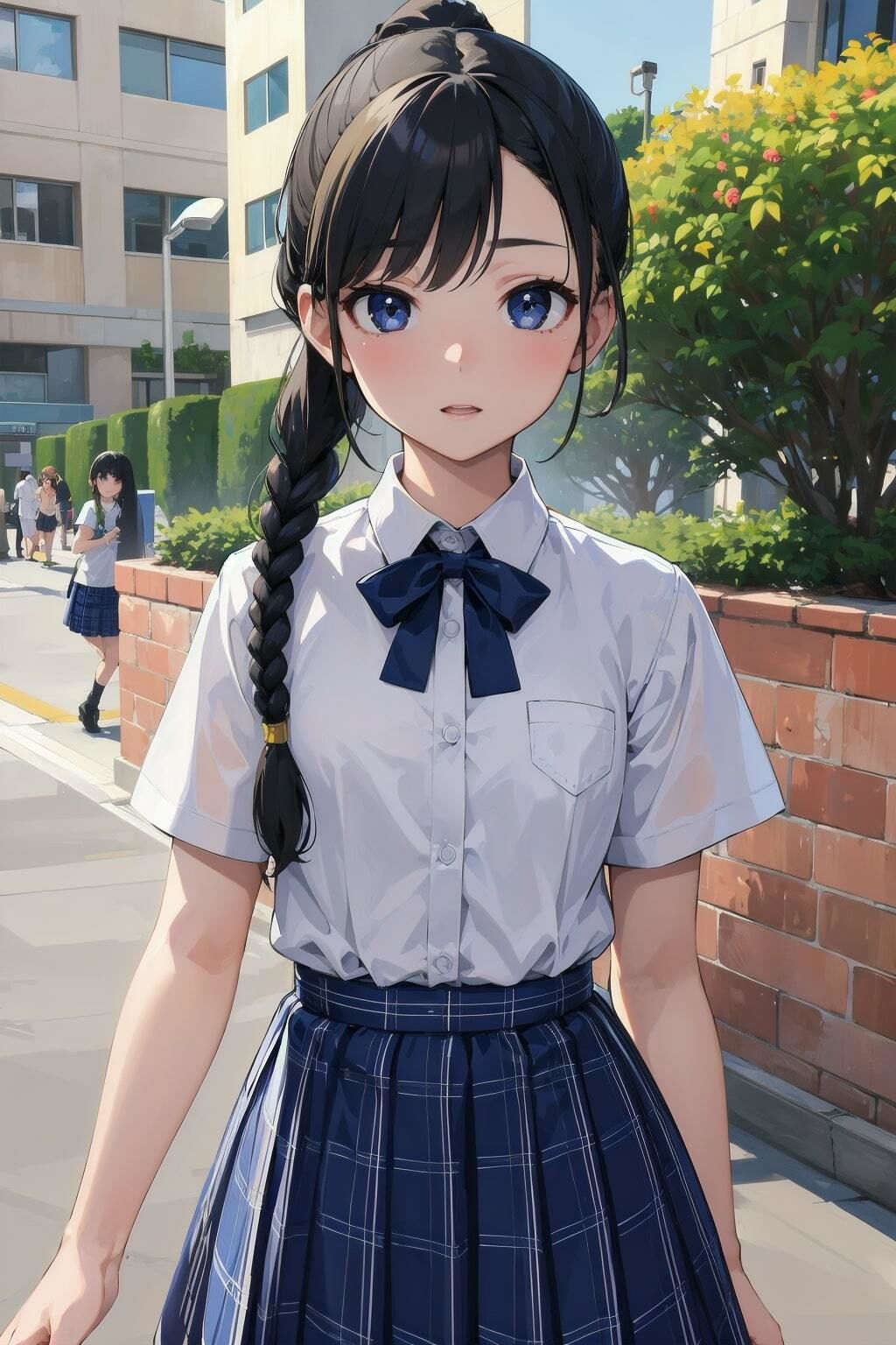 サンプル画像1:放課後の待ち合わせ(ふぁっくらぶ) [d_337281]