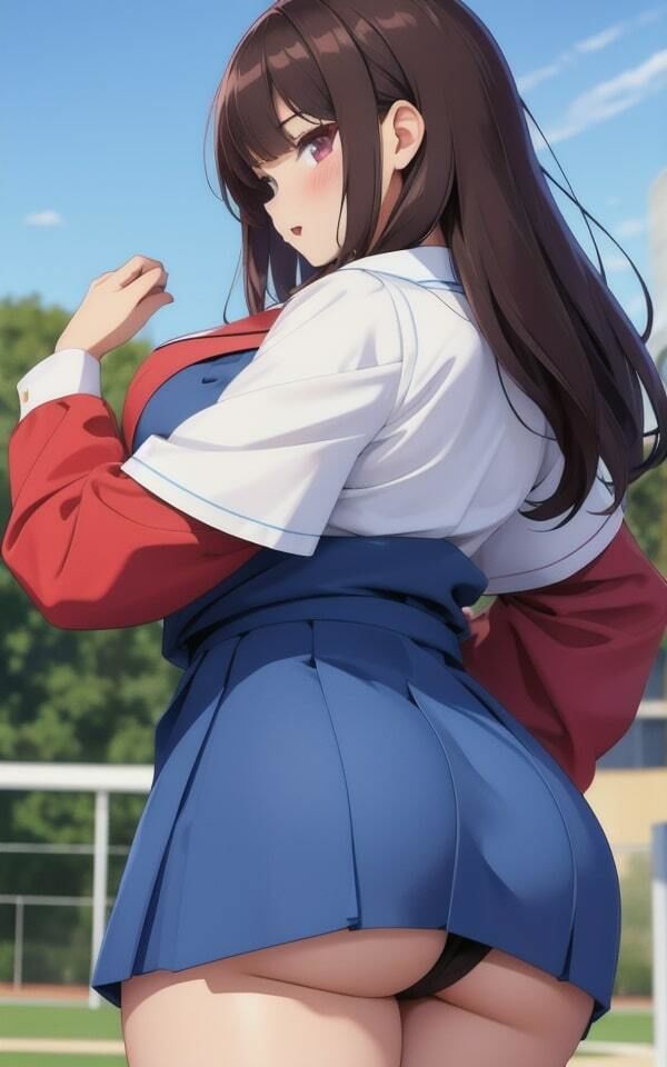 サンプル画像2:魅惑のデカ尻で誘惑してくる淫乱JK記録97枚(えいあいレボ) [d_337299]