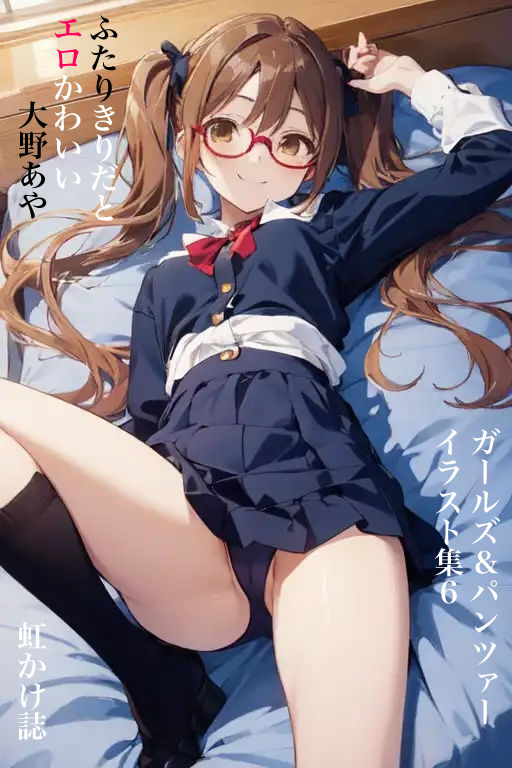 サンプル画像1:虹かけ誌 ガールズ＆パンツァー イラスト集6 ふたりきりだとエロかわいい大野あや(九情承太郎商店) [d_337371]