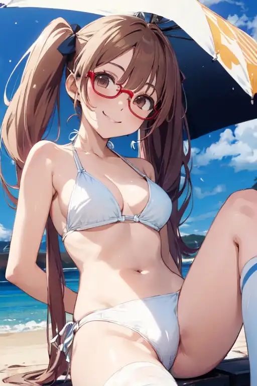 サンプル画像5:虹かけ誌 ガールズ＆パンツァー イラスト集6 ふたりきりだとエロかわいい大野あや(九情承太郎商店) [d_337371]