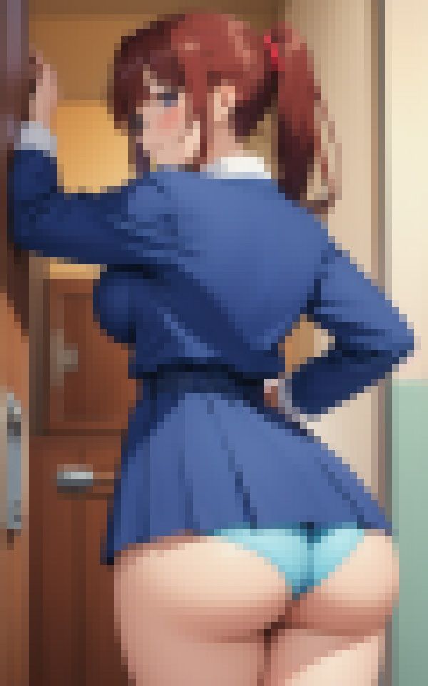 サンプル画像1:美尻美少女collection〜お尻パンツ×露出〜(AI imagination) [d_337439]