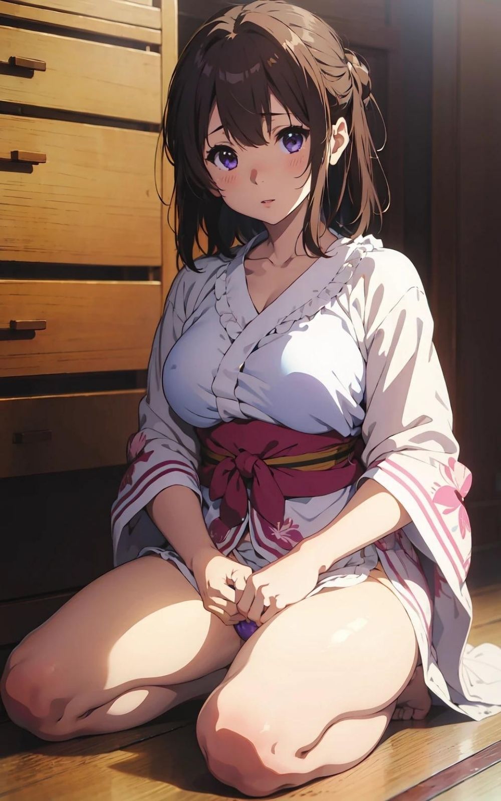 サンプル画像4:【美少女研究本】隣の人妻と温泉旅行(画像生成マン) [d_337514]