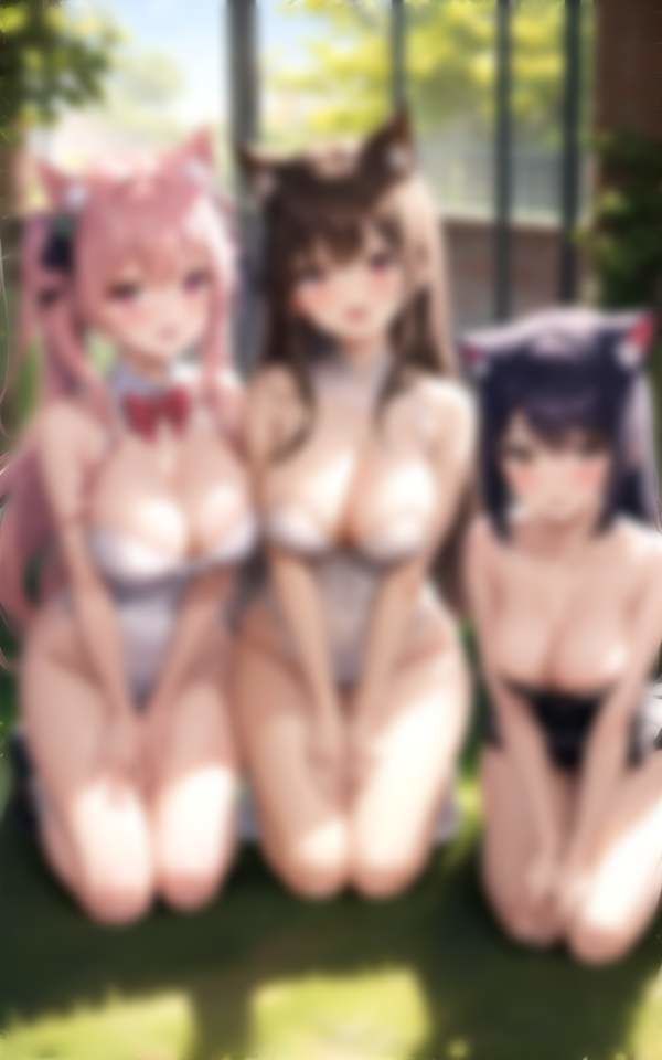 サンプル画像1:ペット催●かけられた美少女達 猫耳ペット調教(200円サークル) [d_337520]