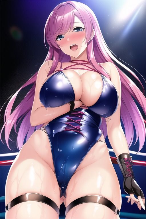 サンプル画像1:リングでいじめられるお姉さん(Fass) [d_337584]