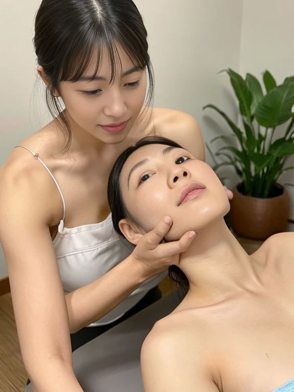 サンプル画像2:AI美女グラビア写真集 エステ編(シニアマン) [d_337613]