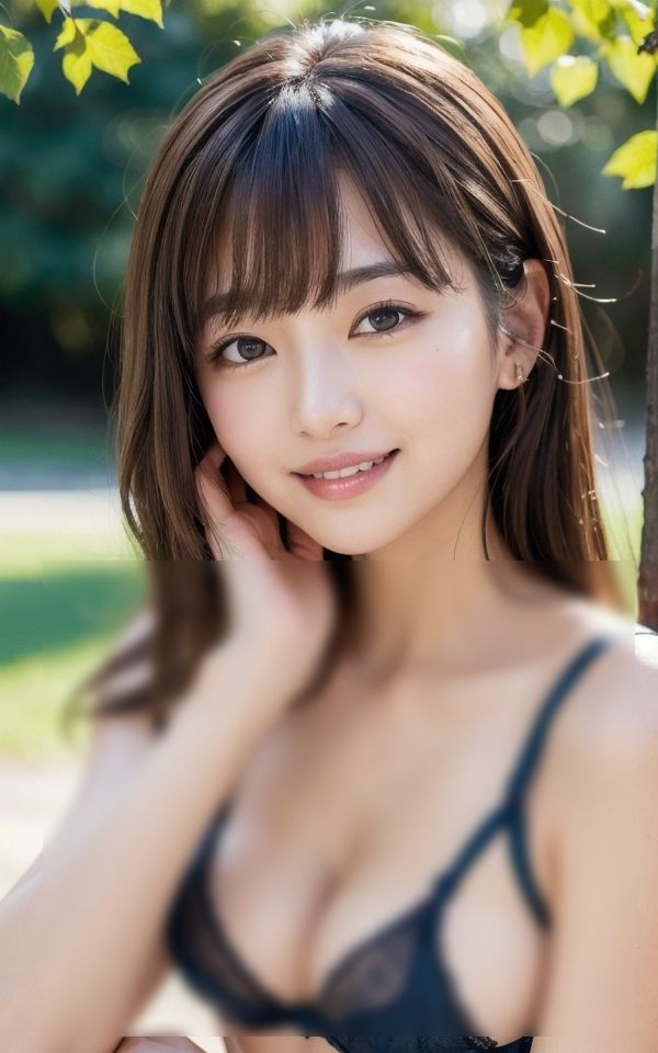 サンプル画像1:何色が好きですか 〜紺色下着のエッチな娘〜(ミルクキング) [d_337668]