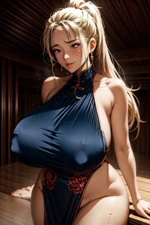 爆乳AIセクシーチャイナドレス1のサンプル画像 6