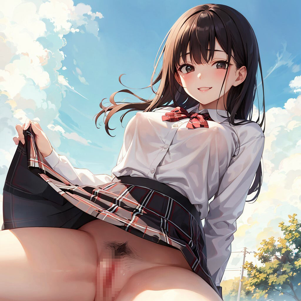 サンプル画像3:しゃがみまんチラ(お値段以上、シコリ) [d_337750]